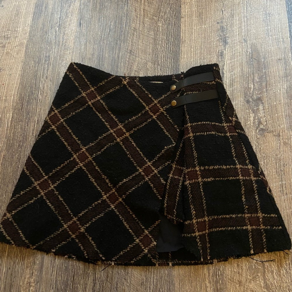 Urban outfitters plaid mini skirt